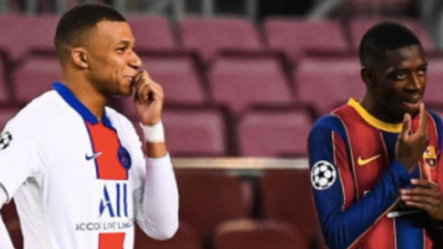 Les messages Whatsapp des dirigeants du Bar&ccedil;a pr&eacute;f&eacute;rant Demb&eacute;l&eacute; &agrave; Mbapp&eacute; fuitent. cr&eacute;dit photo instagram @mbappegoals7