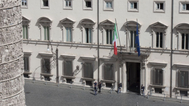 Palazzo Chigi, la sede del Governo.