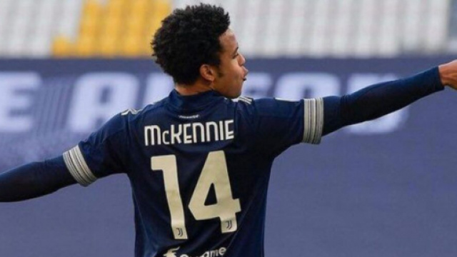 Weston McKennie, centrocampista della Juventus.