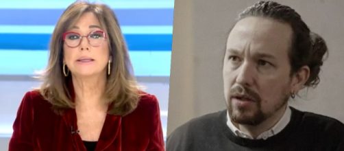 Ana Rosa Quintana y Pablo Iglesias
