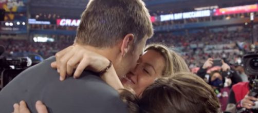 Brady and Gisele celebrate his 7th Super Bowl win (&copy;NFL/YouTube)