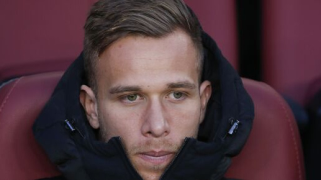 Arthur Melo, centrocampista infortunato della Juventus.