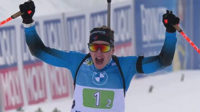 Mondiali biathlon, oro nella staffetta mista alla coppia francese.