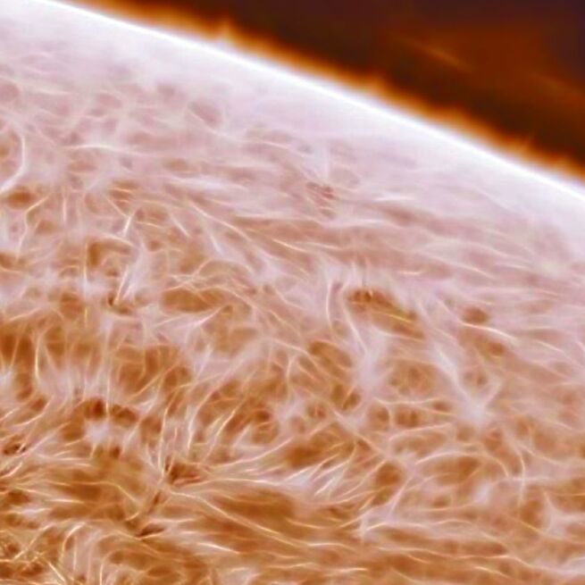 NASA didn't release the 'clearest photo of the Sun's surface' &copy;Twitter/Jason Guenzel