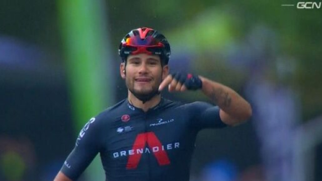 Filippo Ganna, uno dei grandi protagonisti dell'ultimo Giro d'Italia