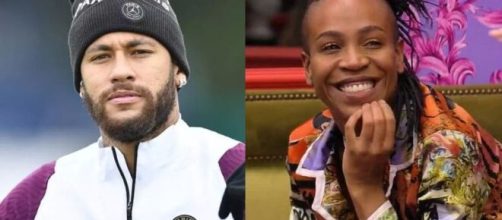 Neymar &eacute; contra a sister do 'BBB21'. (Fotomontagem)