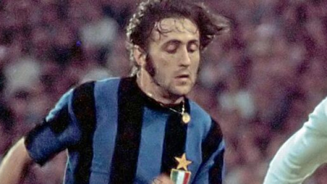 Mauro Bellugi con la maglia dell'Inter negli anni '70.
