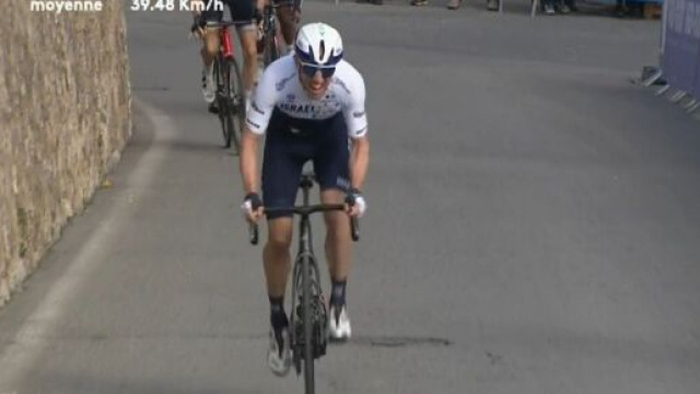 Michael Woods all'attacco nel finale della seconda tappa del Tour du Var.