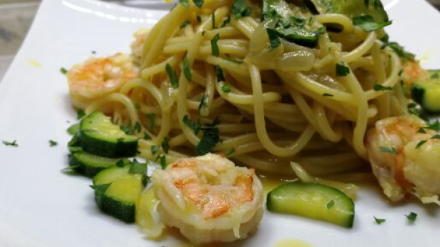 Pasta gamberetti e zucchine, perfetto per ogni occasione