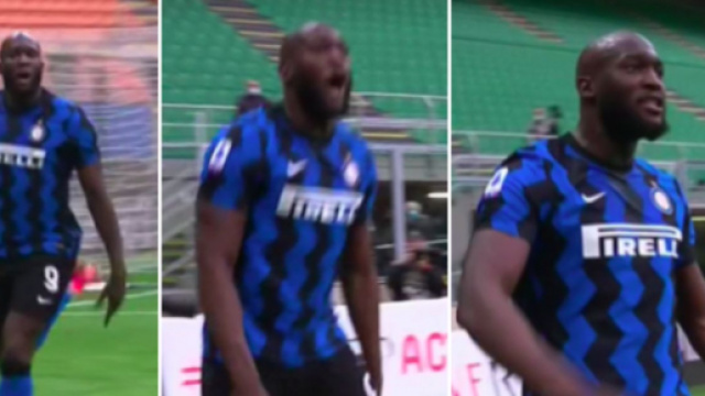 Les insultes et le chambrage de Lukaku envers Ibrahimovic - Photo captures d'&eacute;cran vid&eacute;o Bein