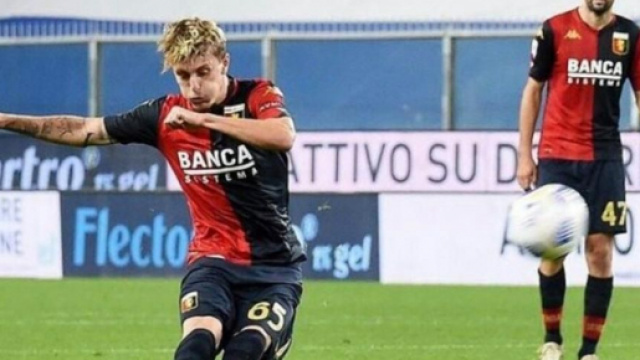 Nicol&ograve; Rovella, in prestito al Genoa.