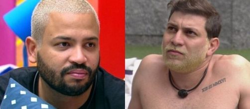 Projota e Caio conversaram bastante durante a semana no 'BBB21'. (Fotomontagem)