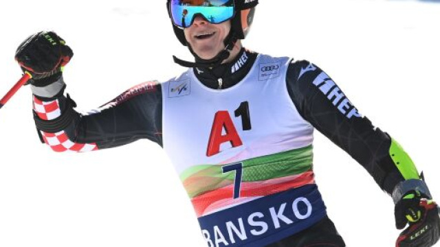 Sci, slalom gigante maschile di Bansko: vince Zubcic.