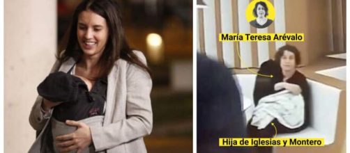 Irene Montero junto al alto cargo del Ministerio