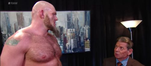WWE superstar Lars Sullivan just got axed from the sports entertainment company. [&copy;WWE/YouTube]