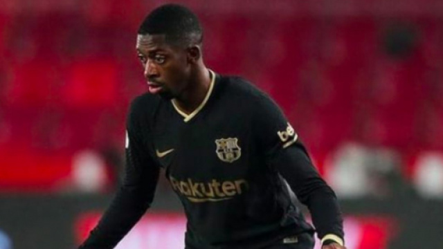 Demb&eacute;l&eacute; a refait des siennes face &agrave; Grenade ce mercredi soir (capture d'&eacute;cran o.dembele7 Instagram)