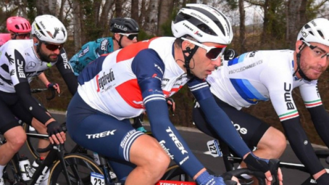 Nibali e NIzzolo impegnati all'Etoile de Besseges.