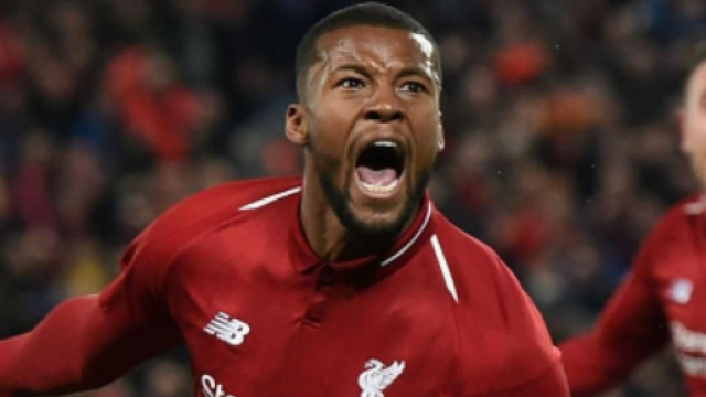 Georginio Wijnaldum, centrocampista del Liverpool.