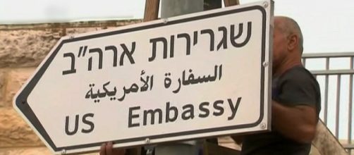 In 2018, the US embassy was moved from Tel Aviv to Jerusalem by then-President Donald Trump. [&copy;DW News/YouTube]