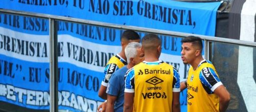 Pinares se recusou a entrar no jogo contra o Santos. (Arquivo Blasting News)