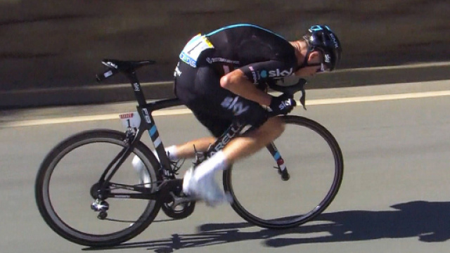 Chris Froome al Tour 2016: questa posizione in bici &egrave; stata vietata