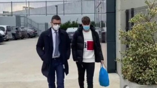 Mattia Compagnon alla Continassa.