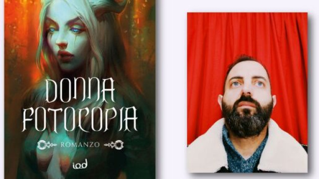 Leandro Capasso e il suo nuovo romanzo 'Donna fotocopia'.