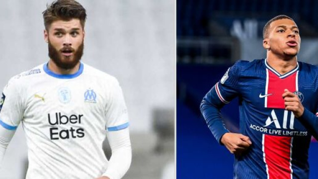 Les fans de l'OM furieux contre Caleta-Car apr&egrave;s son attitude &agrave; la fin du match (Vid&eacute;o). Montage photo