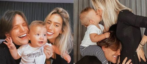 Gabi Brandt e Saulo Poncio celebraram o segundo filho do casal. (Arquivo Blasting News)