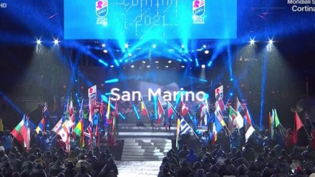 La cerimonia di apertura d&agrave; il via ai mondiali di sci alpino a Cortina d'Ampezzo.