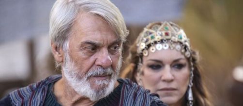 Abra&atilde;o e Sara em 'G&ecirc;nesis'. (Reprodu&ccedil;&atilde;o/RecordTV)