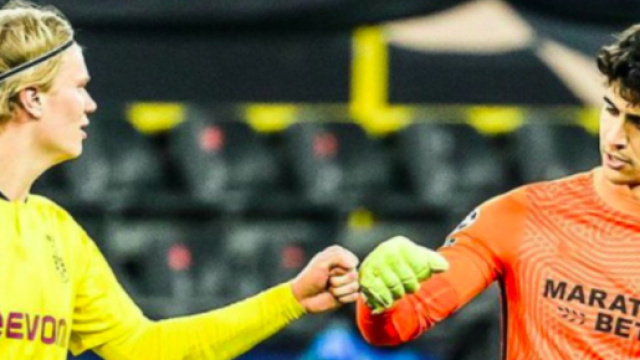 Haaland explique pourquoi il a chambr&eacute; le gardien du FC S&eacute;ville - Photo capture d'&eacute;cran Twitter