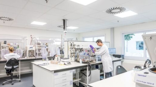 Laboratorio Johnson&Johnson per la ricerca dei vaccini Covid-19.