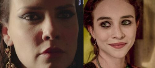 Nadi se irritar&aacute; com Sarai em 'G&ecirc;nesis'. (Foto: RecordTV).