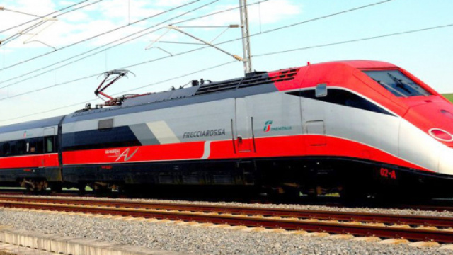 Un Freccia Rossa del gruppo Ferrovie dello Stato