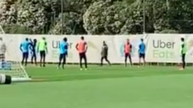 La s&eacute;quence d'entrainement de Jorge Sampaoli fait le buzz - Photo capture d'&eacute;cran vid&eacute;o Twitter