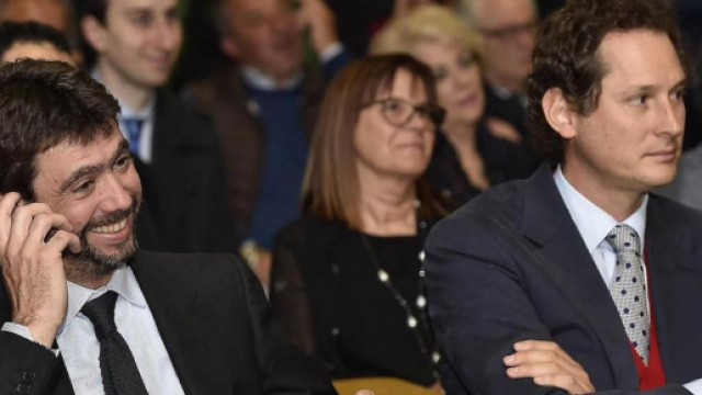 Nella foto Andrea Agnelli e John Elkann.