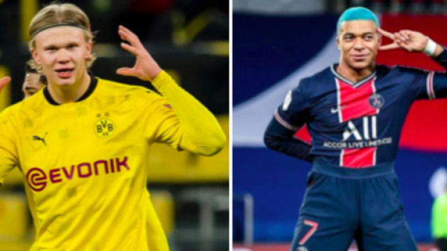 Le p&egrave;re d'Haaland confirme que son fils s'inspire de Kylian Mbapp&eacute; - Photo captures d'&eacute;cran Instagram des joueurs