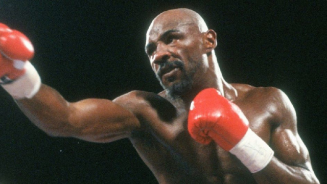 Marvin Hagler sul ring negli anni '80.