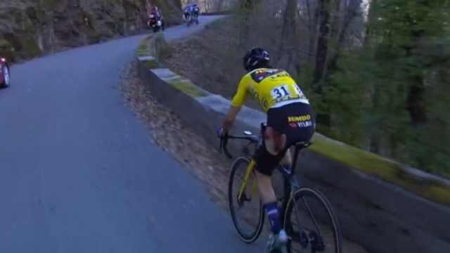 Primoz Roglic ferito alla Parigi-Nizza.