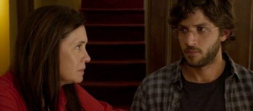 Thelma e Danilo em 'Amor de M&atilde;e' (Reprodu&ccedil;&atilde;o/TV Globo)