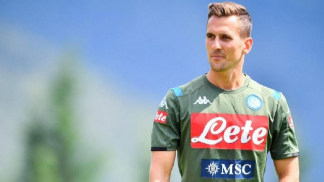 Arkadius Milik, ex punta del Napoli.