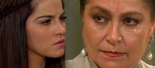 Depois de Vit&oacute;ria, &eacute; Bernarda quem quer tomar o filho de Maria (Fotomontagem/Reprodu&ccedil;&atilde;o/Televisa)