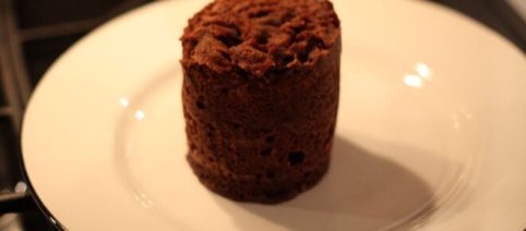 Lemon-scented chocolate mug cake recipe