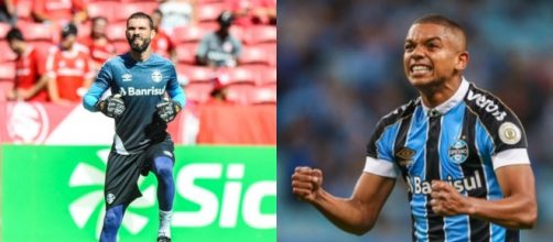 Vanderlei e David Braz devem deixar o Gr&ecirc;mio na pr&oacute;xima temporada. (Fotomontagem)