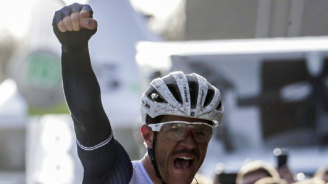 Jasper Stuyven beats Yves Lampaert in two-up sprint to win Omloop ... - telegraph.co.uk