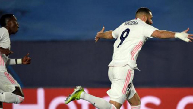 Benzema a port&eacute; les siens vers les quarts de finale - source : capture d'&eacute;cran