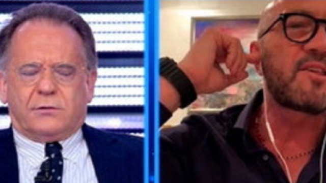 Live Non &egrave; la d'Urso, scontro Alessandro Cecchi Paone e Walter Zenga sui vaccini.