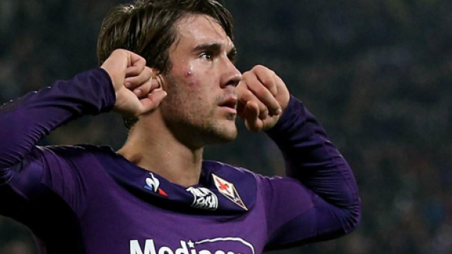 Dusan Vlahovic, attaccante della Fiorentina.