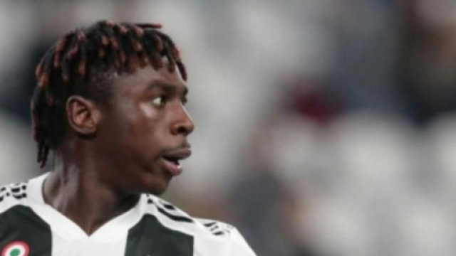 Moise Kean, ex punta della Juventus.